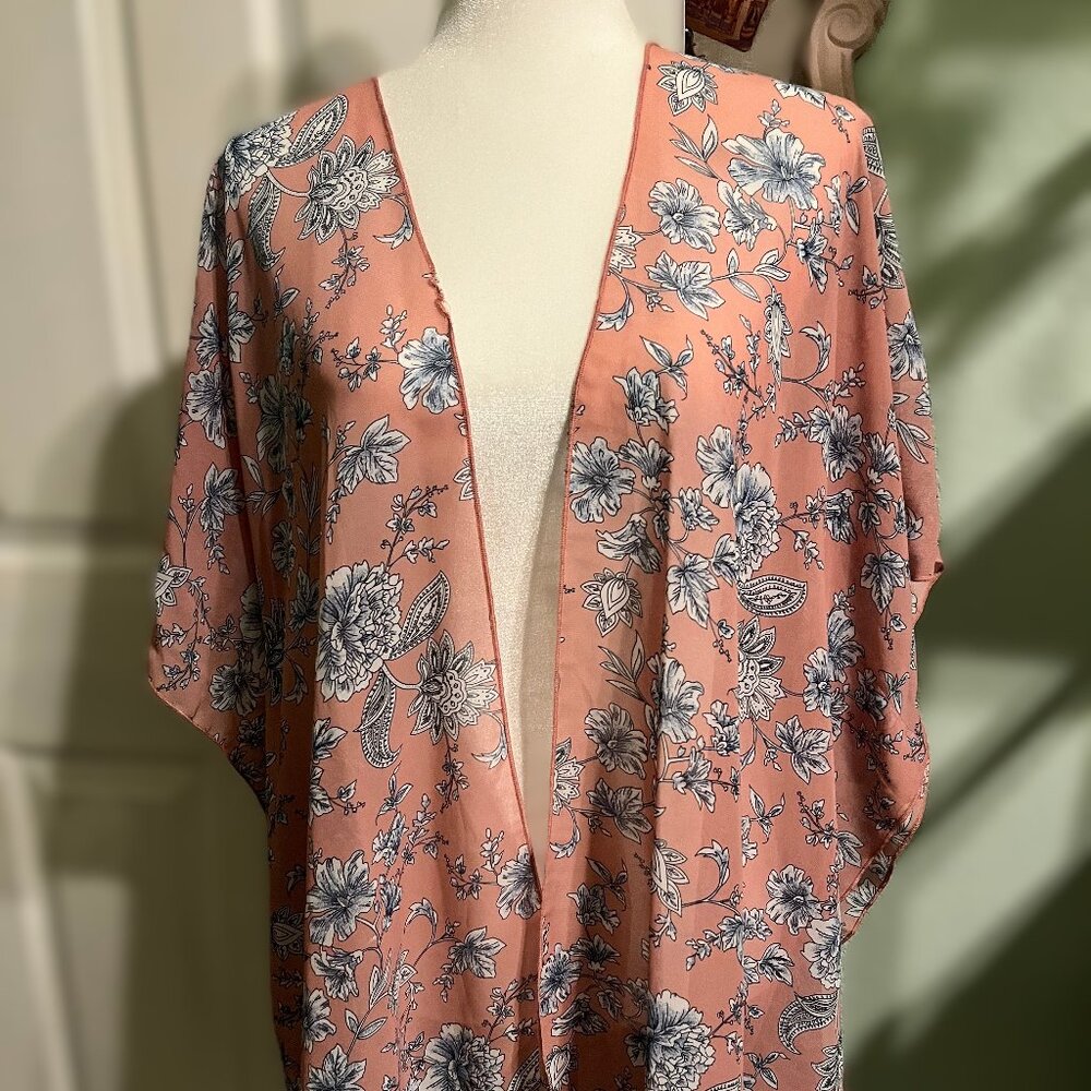 Emory Park Floral Kimono, Size L